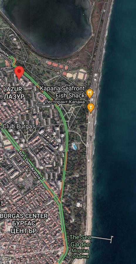 Lazur- Neben Meeresgarten Burgas ภายนอก รูปภาพ
